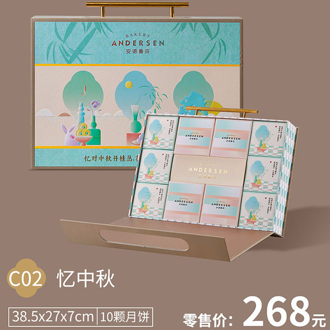 安德鲁森月饼券（忆中秋C02）-中秋月饼铁盒